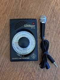 Metronom WITTNER MT-50 cu microfon pentru acordat instrumente muzicale