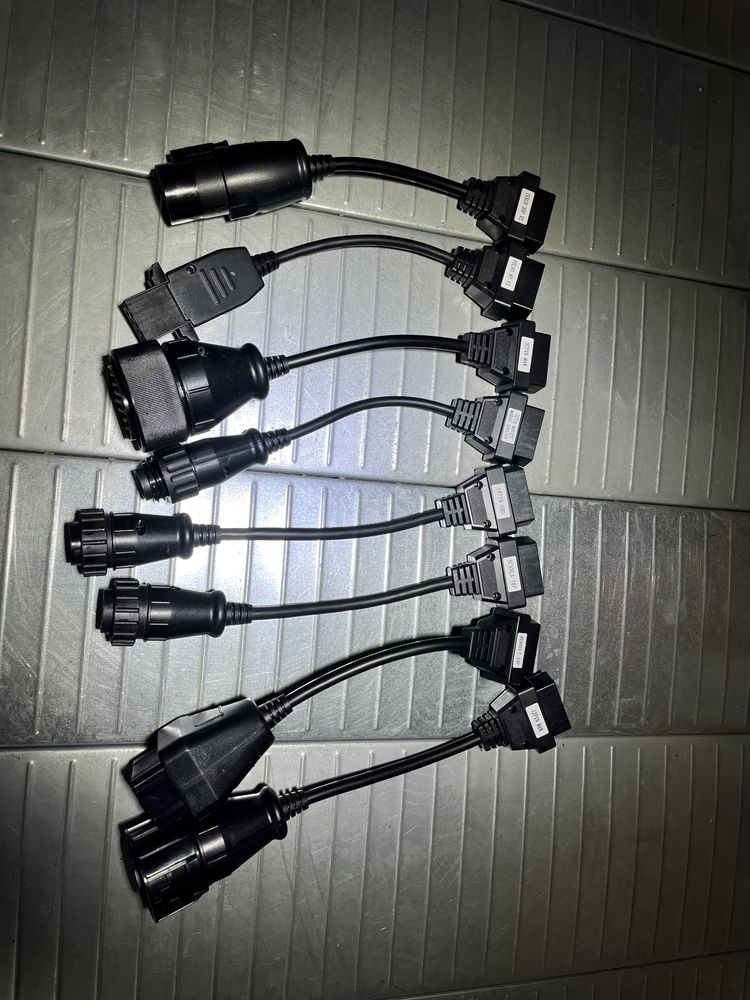 Set cabluri adaptoare diagnoza mufe obd2 auto camioane delphi tester
