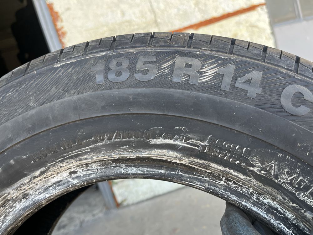 2 бр. гуми за бус 185/14C 102/100Q Barum 8 mm DOT 1117