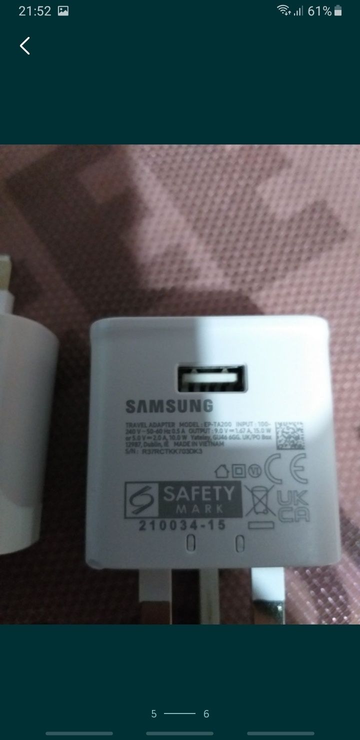 Incarcatoare Samsung Fast Charger