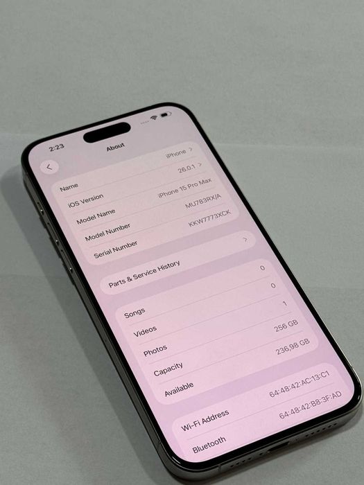 iPhone 15 Pro Max 256 GB