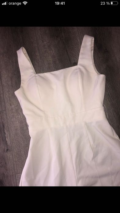 Salopeta albă lunga s-m