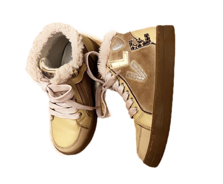 Детские осенние утепленные ботинки Garvalin Betty для девочек Испания