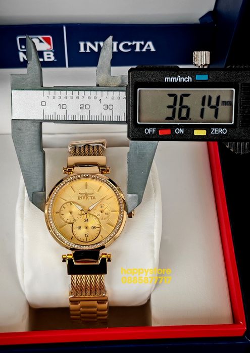 INVICTA Eterna Gold 36 mm, Инвикта нов дамски часовник