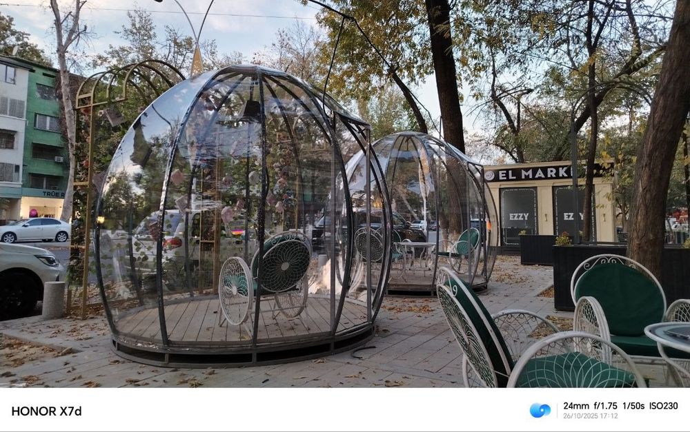 Капсула установка прозрачный салафан тент баннер бассейн банер