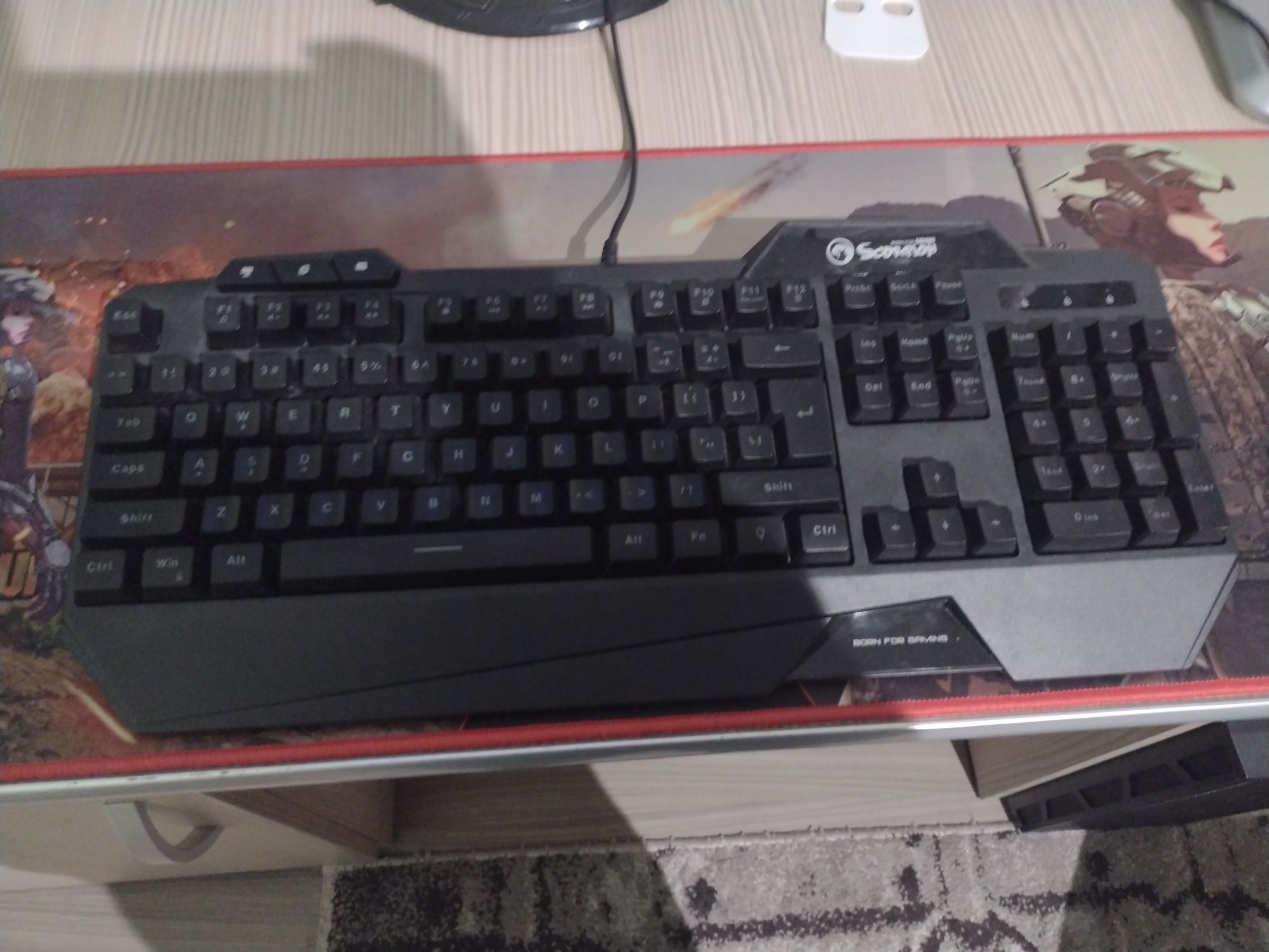 Kit gaming[mouse+tastatura+mouse pad]