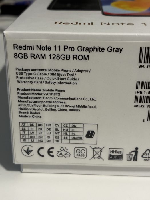 Redmi note 11 pro