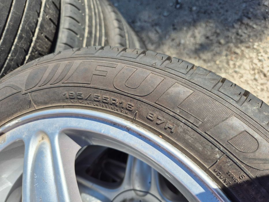 Roti Jante + Anvelope 195/55/16 4x100 OEM MINI Cooper