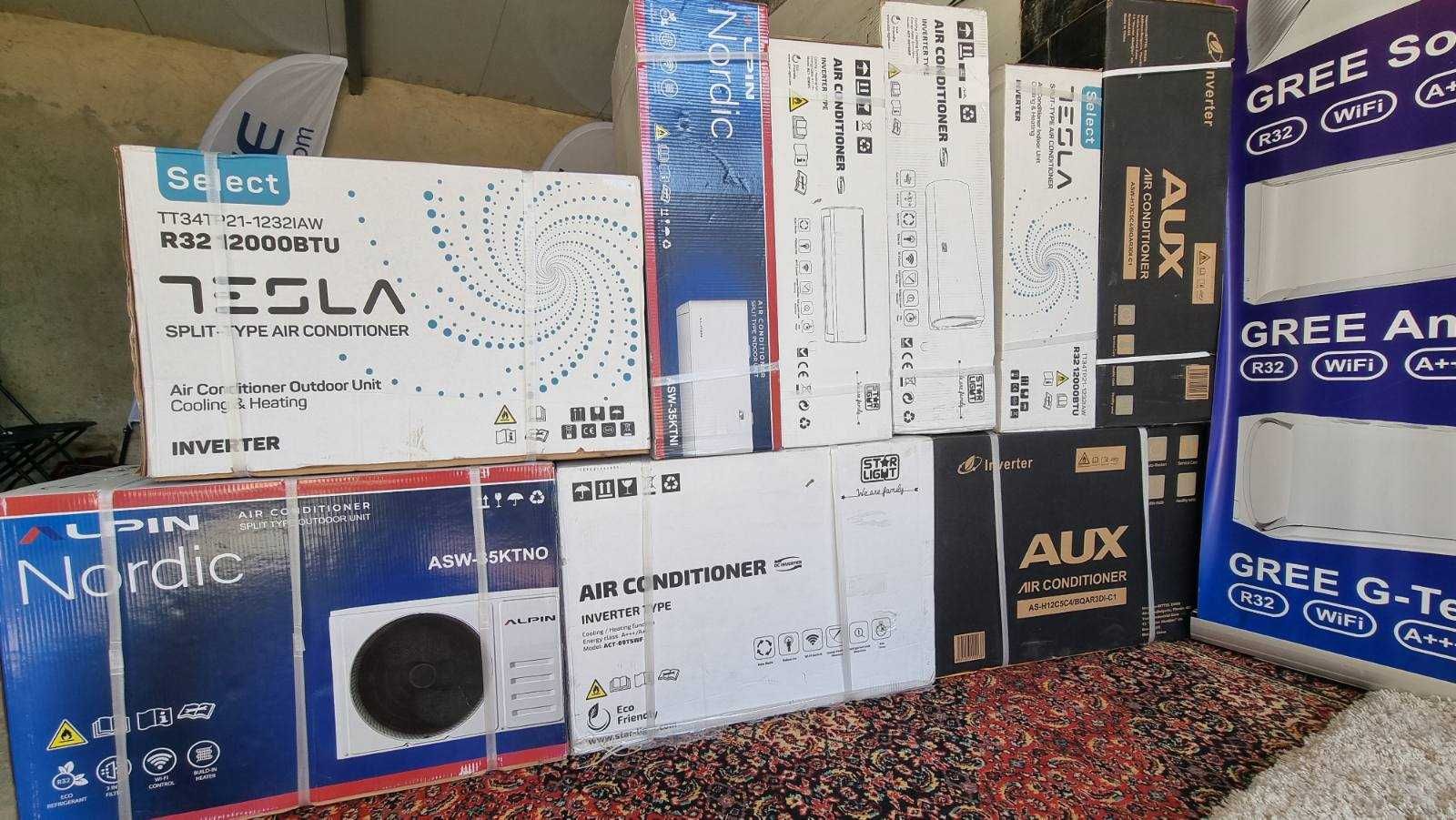 Инверторен климатик Alpin Nordic ASW-35KTN, WIFI