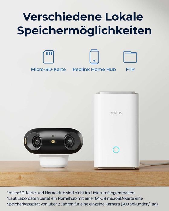 Camera supraveghere panoramica wireless cu panou solar Reolink Argus