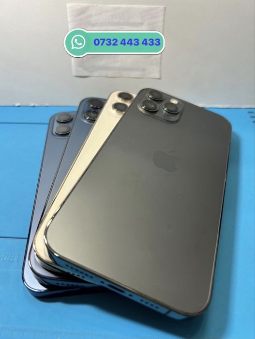 Carcasă Originală iPhone 12 Pro Max Gold/Negru/Albastru/Alb