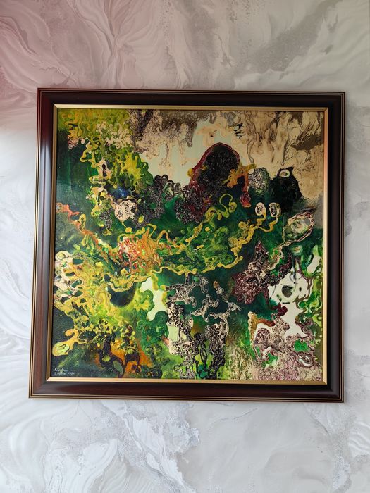 Картина ведущего мастера изобразительного исскуства РК - Бибин А. И.