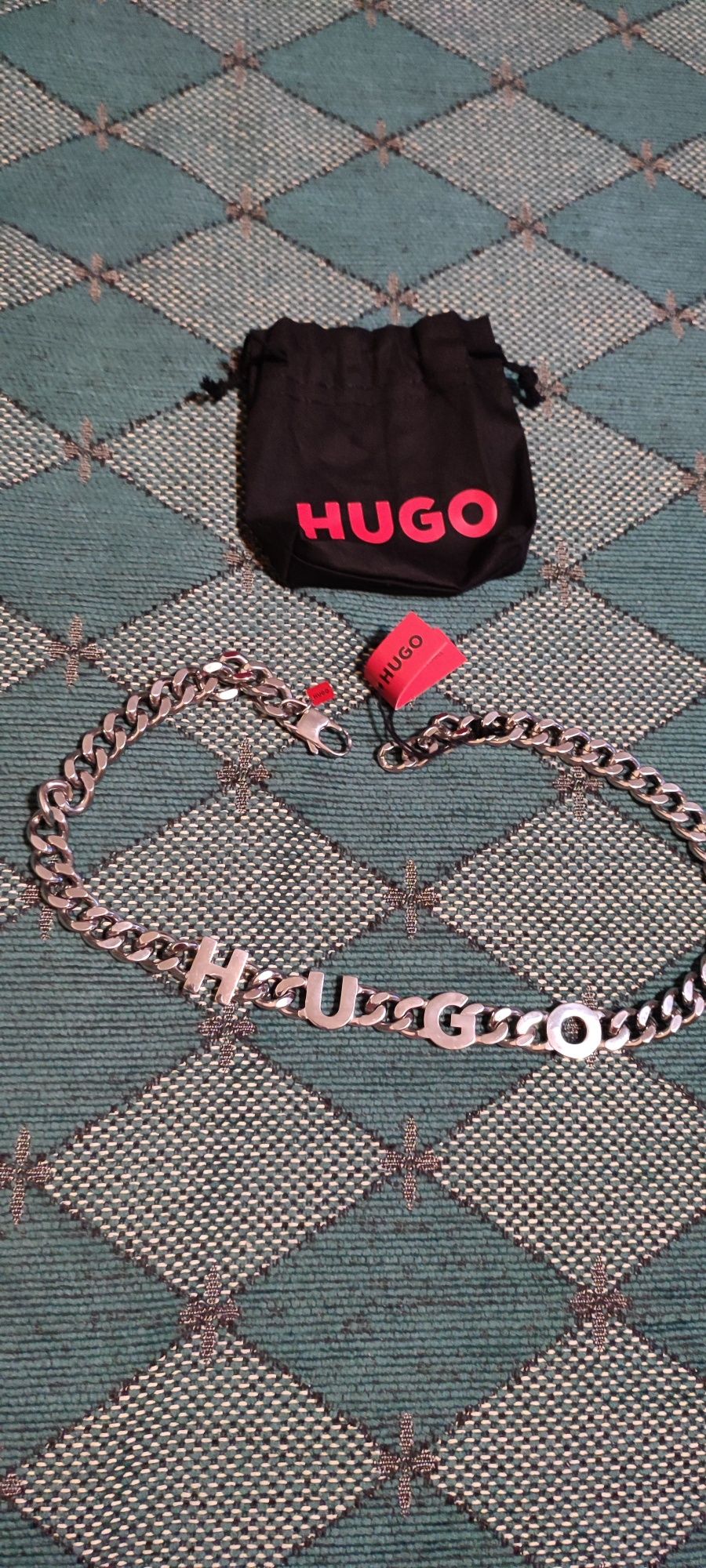 Lant original HUGO cuban colectia 2024 unisex otel inoxidabil Hugo