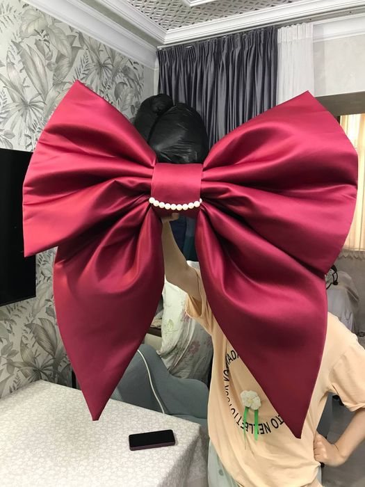 Новогодний бант на дверь