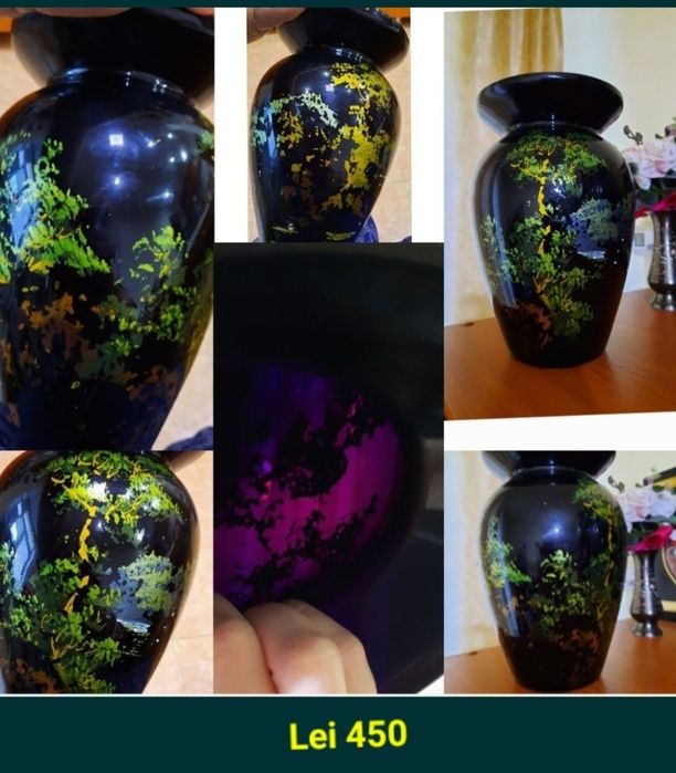 (Fructieră, Vază,  Bol)Cristal ( citește descrierea)