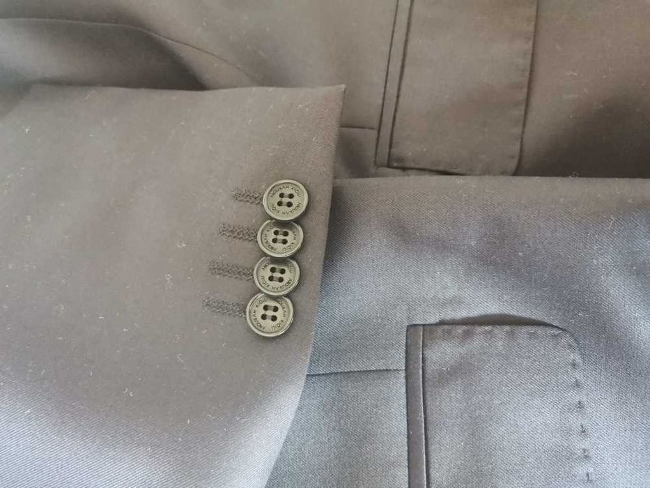 Луксозен мъжки костюм Kiğılı голям номер САКО и ПАНТАЛОН тъмно син