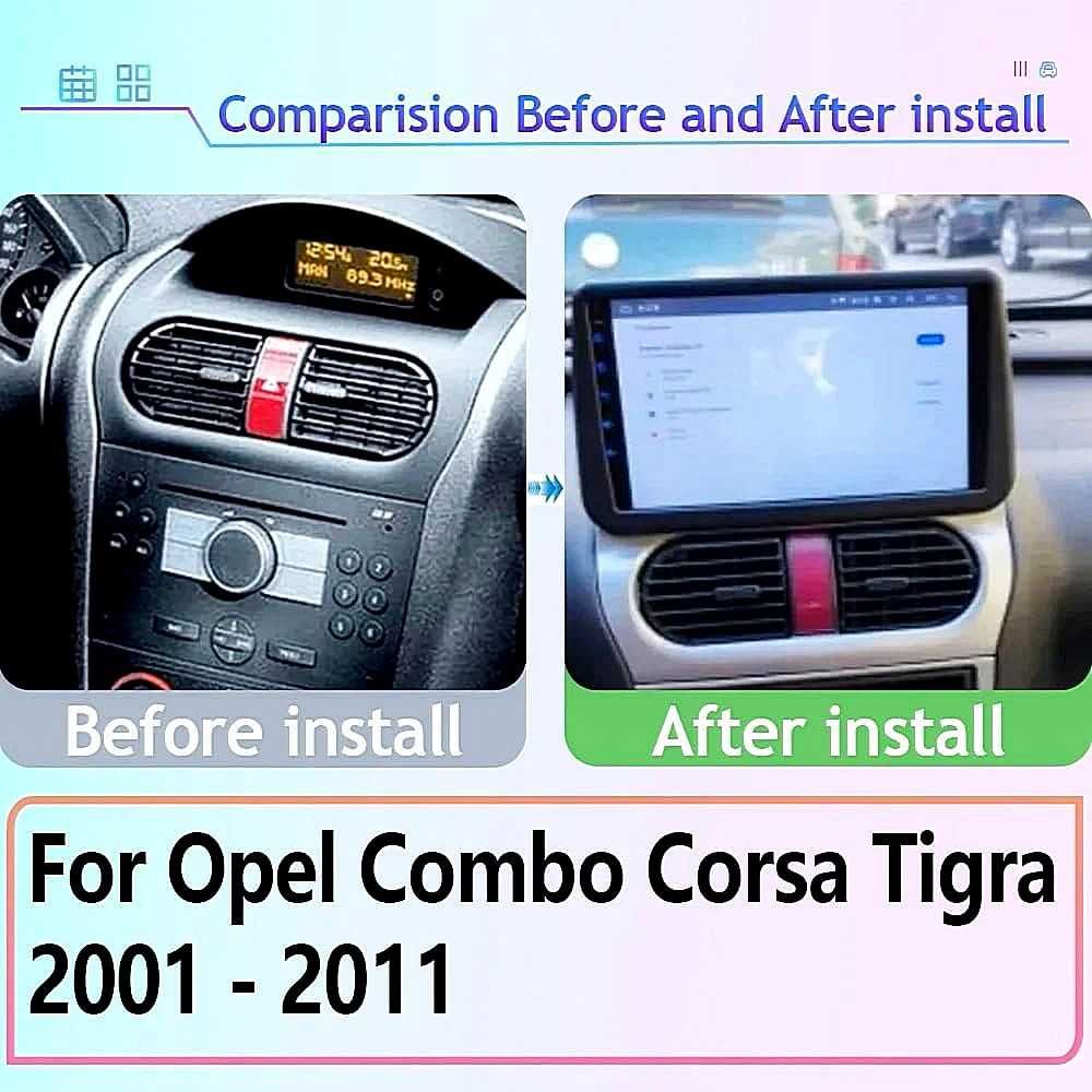 Мултимедия за Opel Corsa Tigra Combo навигация Android двоен дин Corsa