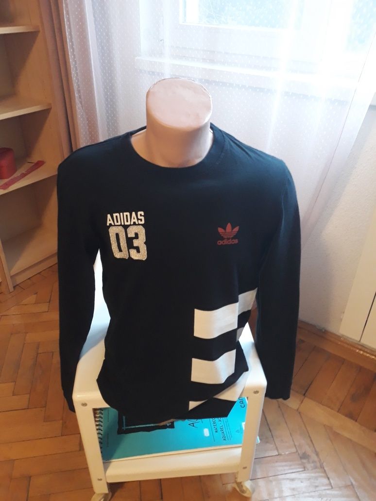 Bluză cu mânecă lungă, adidas original, mărimea S, Nouă!