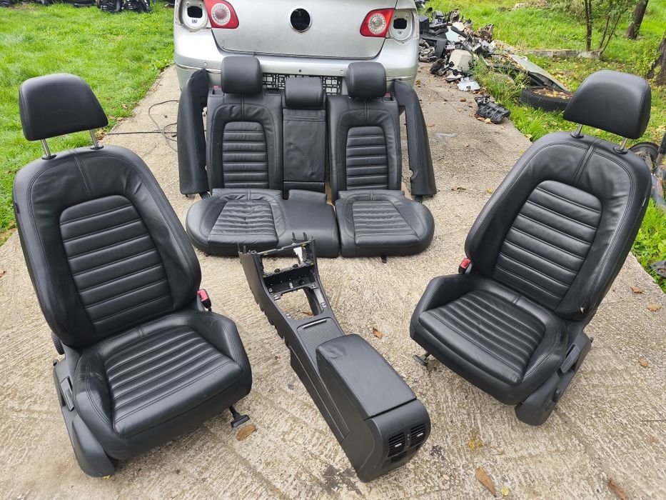 Scaune față de piele + banchetă  și cotieră Volkswagen Passat B6 break