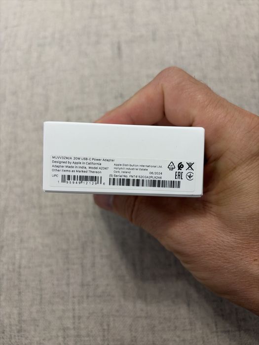 Incarcator retea Apple USB-C Power Adapter 20W, NOU, ORIGINAL !