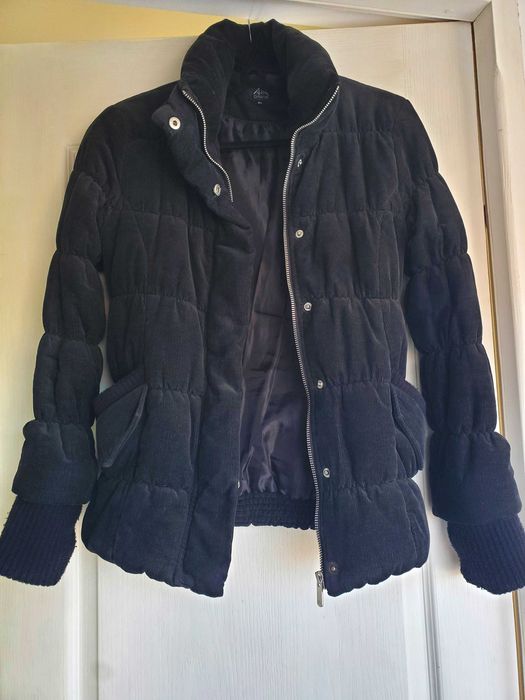 Geaca neagra catifea dama, S