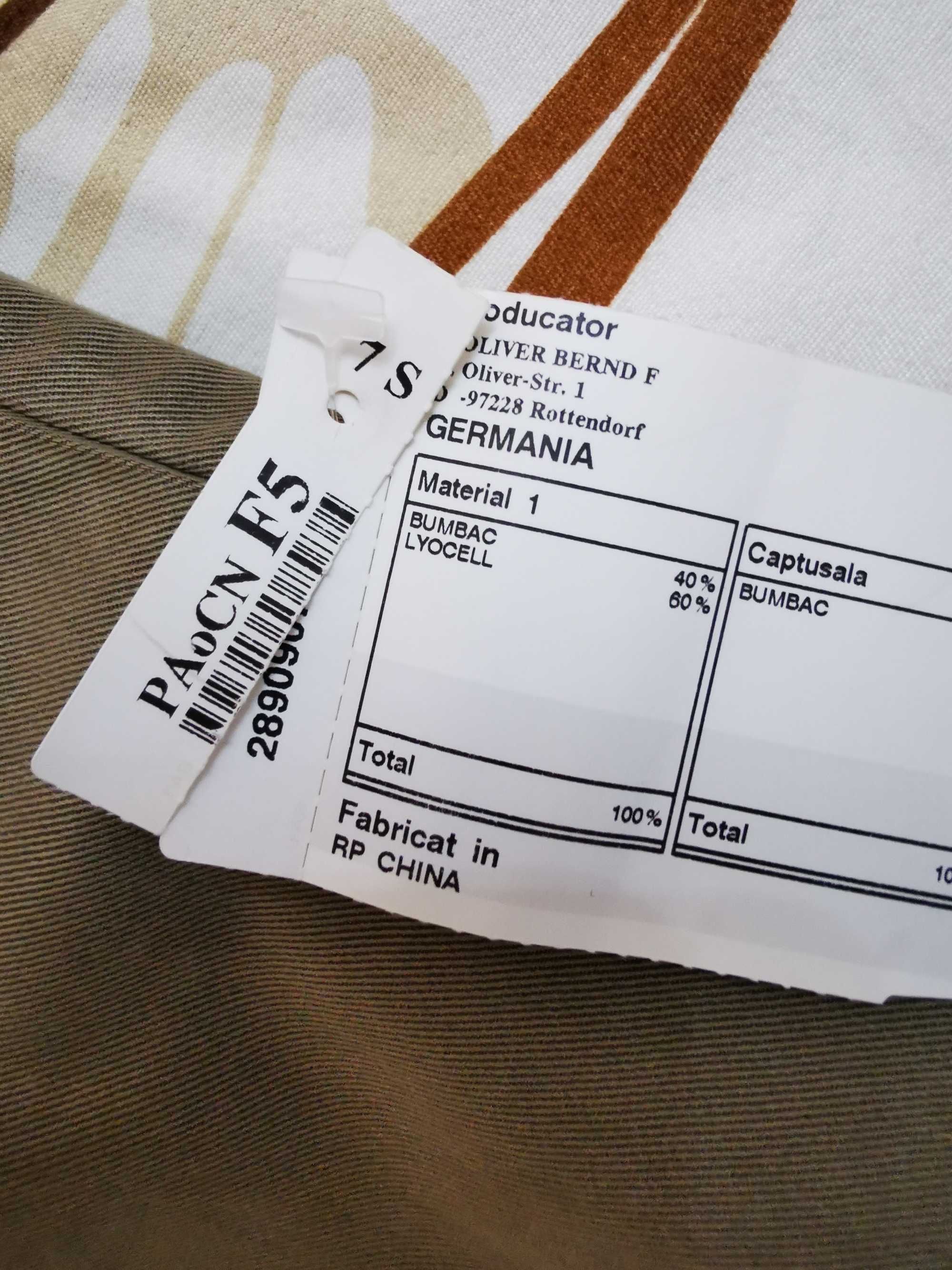 Pantalon chino S Oliver damă, noi