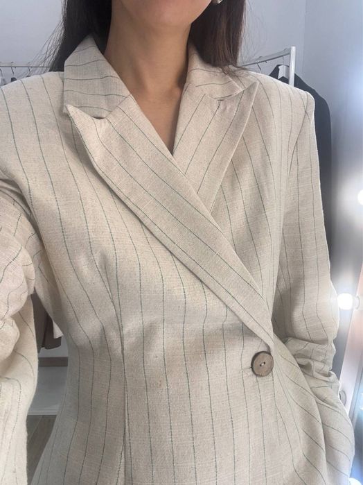 Продам новый льняной костюм размер 46