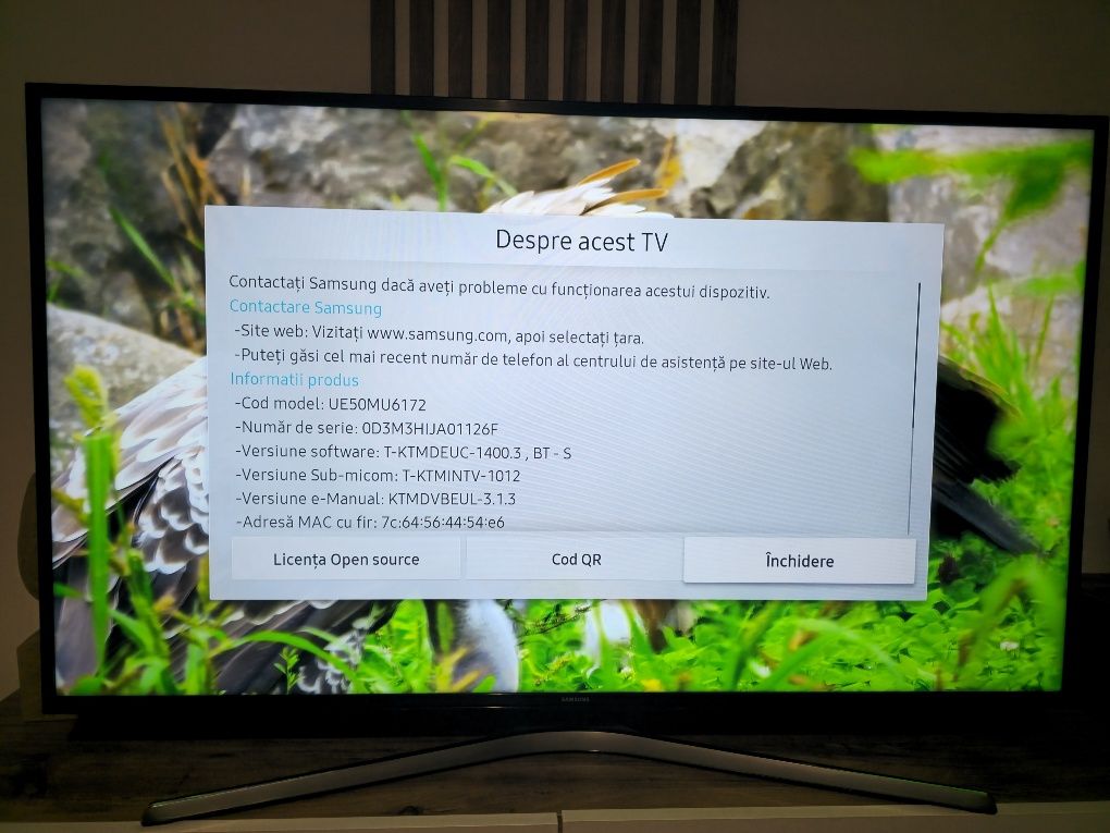 Televizor Samsung 125 cm Smart 4K Ultra HD LED