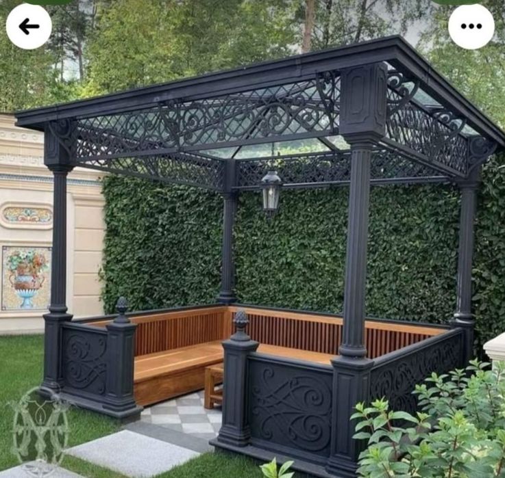 Варота,перила,навесы.