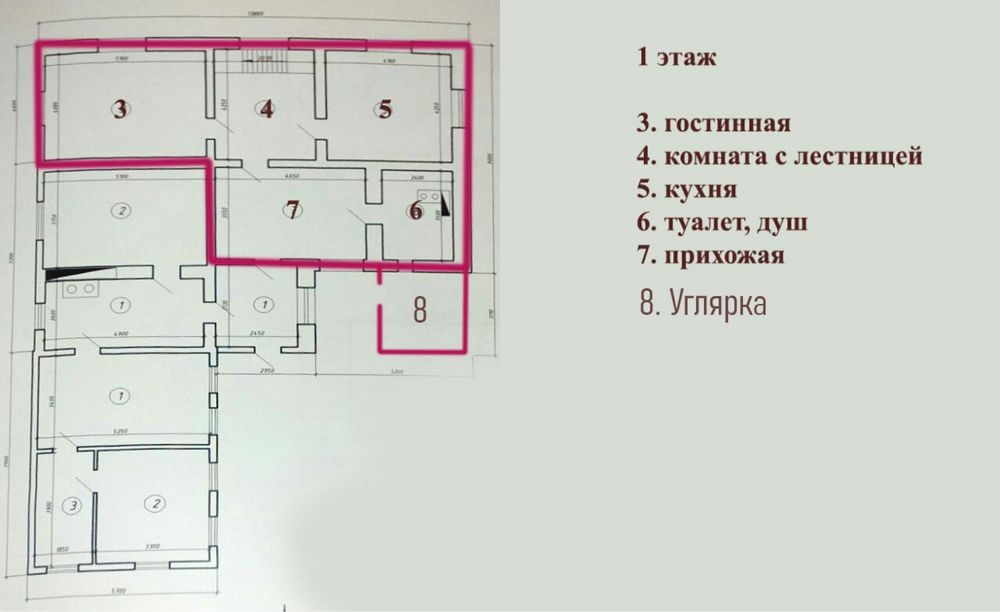 Продажа дома, центр города, два дома на участке, печное отопление