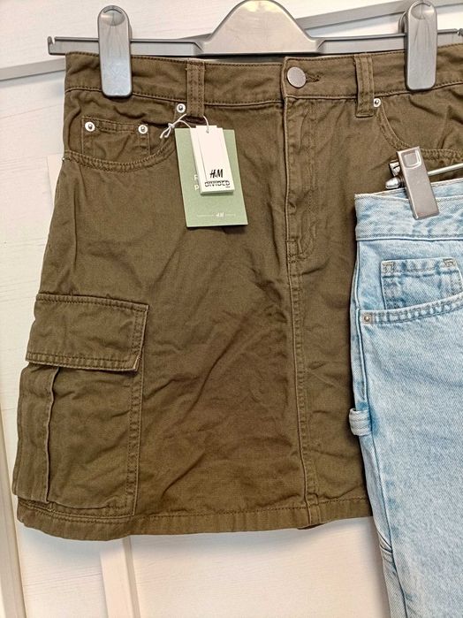 3 fustițe blugi noi H&M JBC Bershka