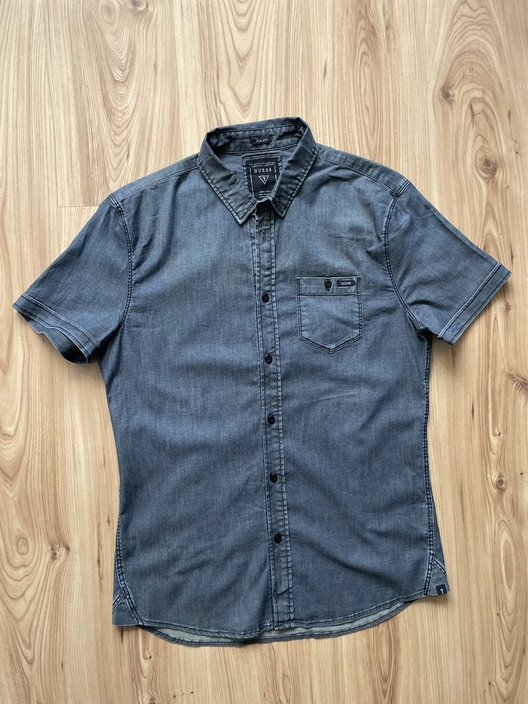 GUESS / мъжка дънкова риза L