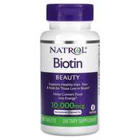 Натрол биотин 10000 мкг, Natrol biotin 10000, биатин 10000 для волос