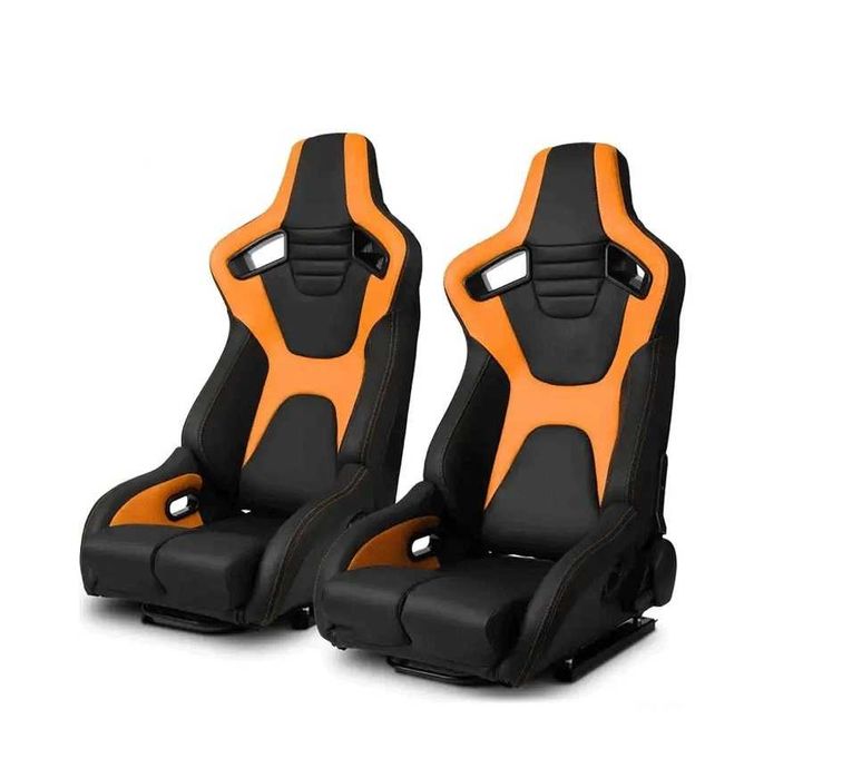 Спортни седалки за МПС – 1095 черно/жълто recaro / рекаро