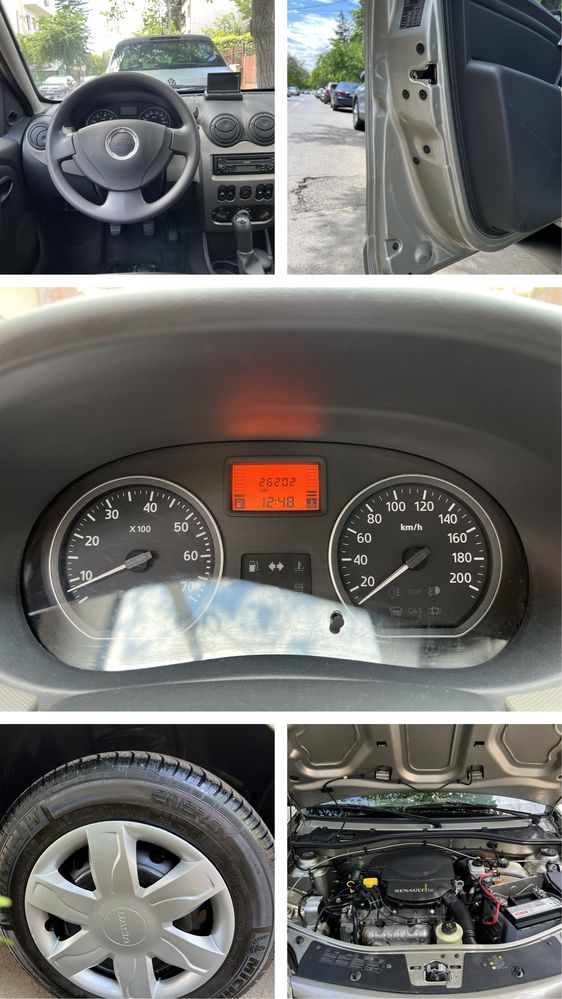 Dacia Sandero An fab 2008 Km 26.000 mii 1,6 MPI (tinut in Garaj)