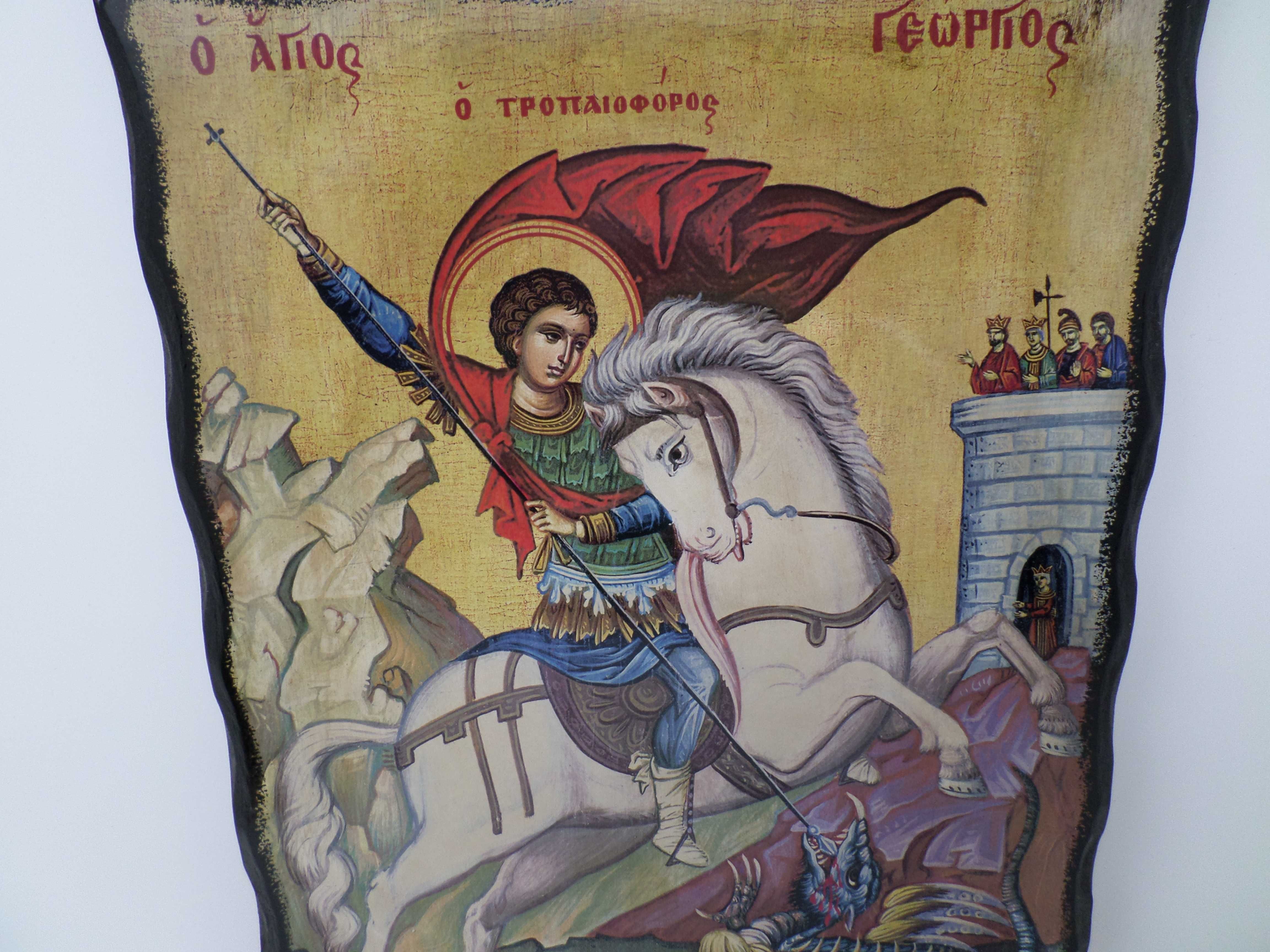 Нова икона на Св. Георги - Цена 16 лв. Ръчна изработка.