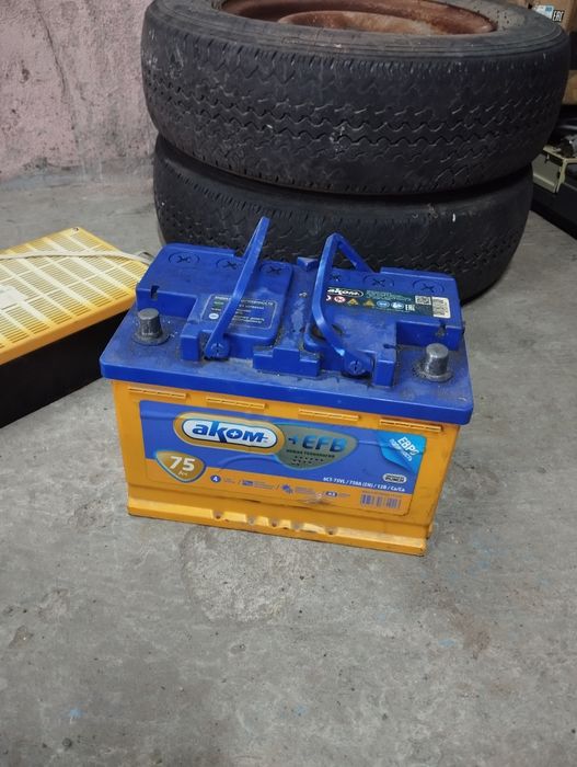 Новый Мощный Аккумулятор 75 Ампер