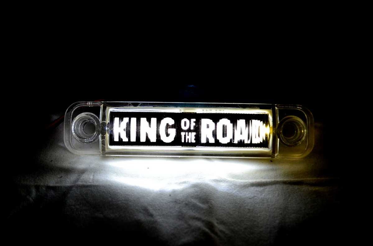 1бр. ЛЕД LED габарити King Of The Road БЯЛ , 12-24V