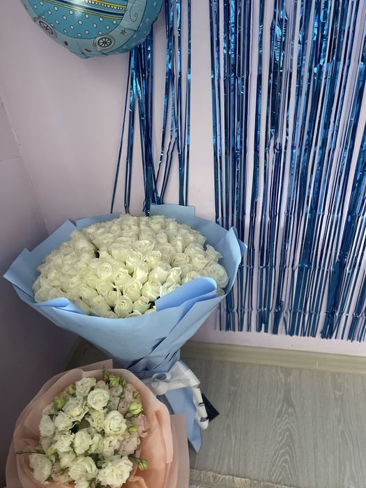 101 раушан гүлдері/101 белые розы