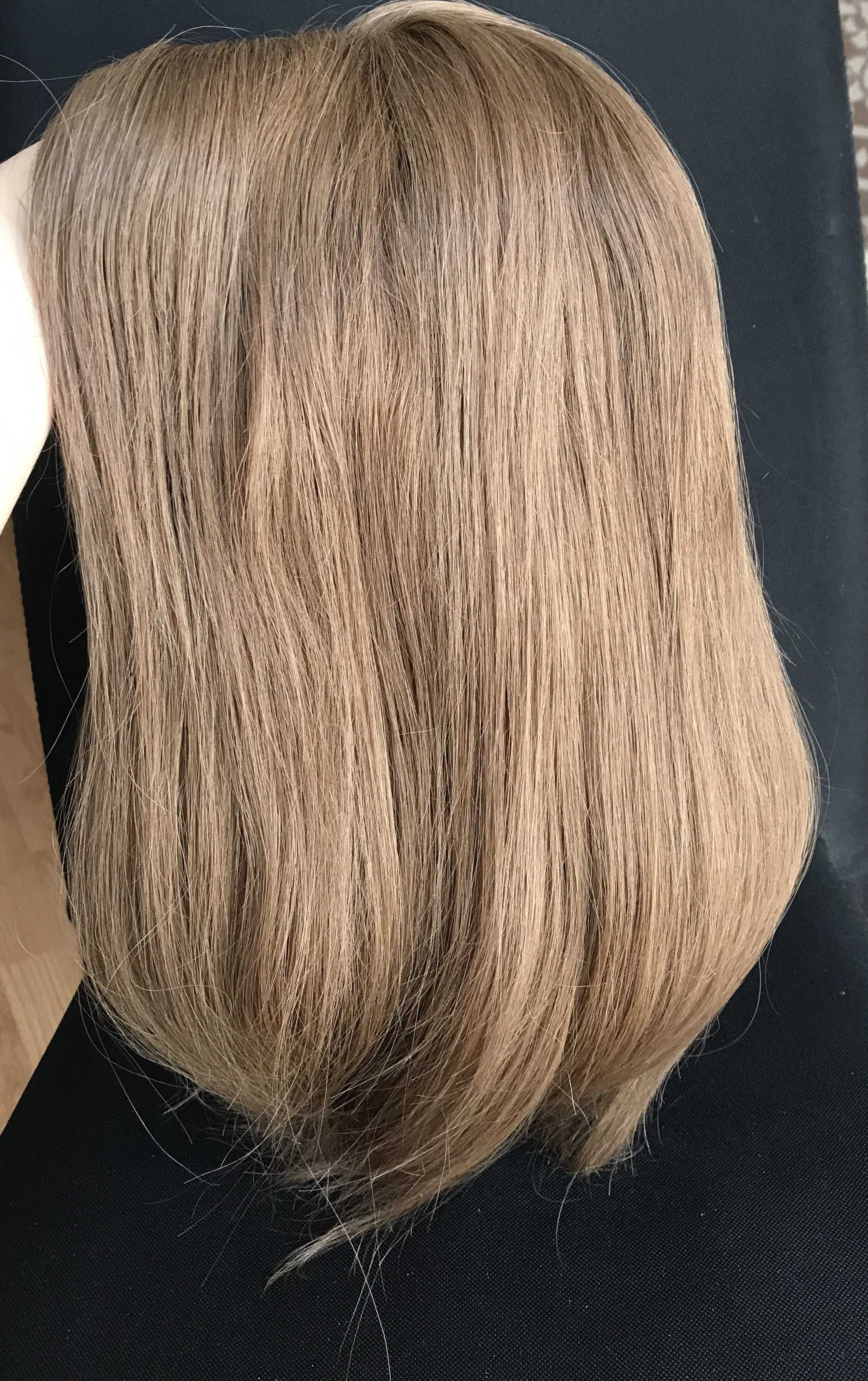 Peruca din par natural Belher - saten deschis