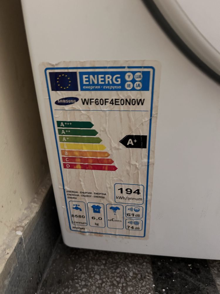 Пералня Samsung WF60F4E0N0W/LE
