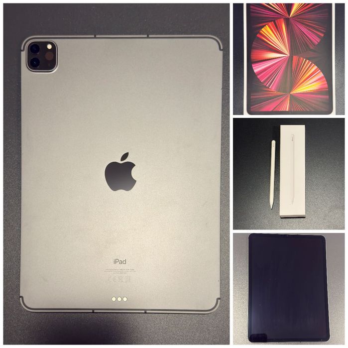 iPad Pro 11” (3. Generation) 1TB Wi-Fi + Cellular+Apple Pencil+2 Huse