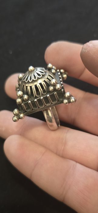 Inel argint masiv reglabil