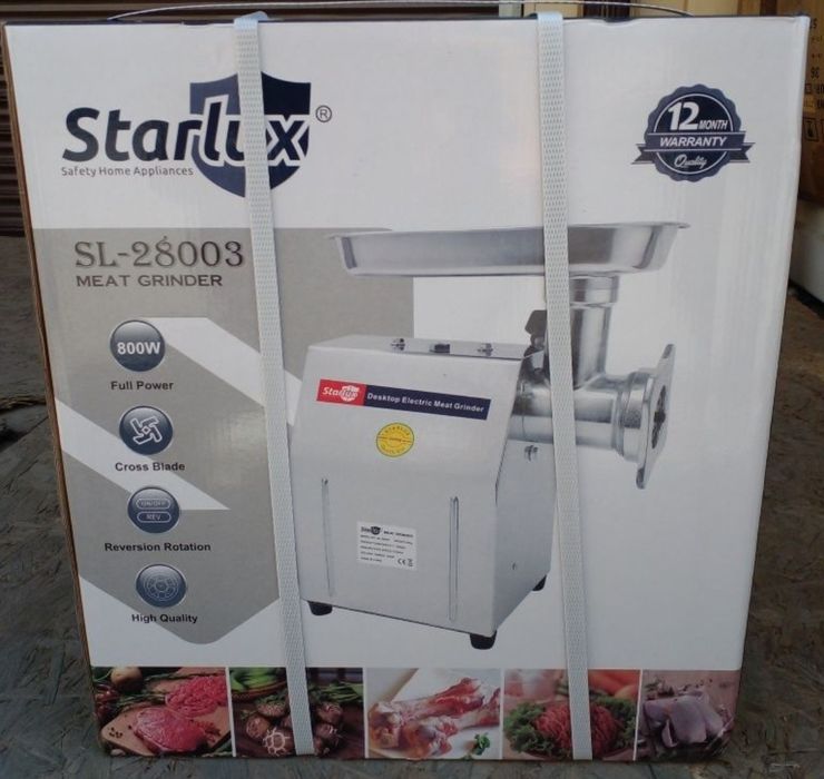 Электрическая мясорубка Starlux SL -28003
Мощная электрическая мясоруб