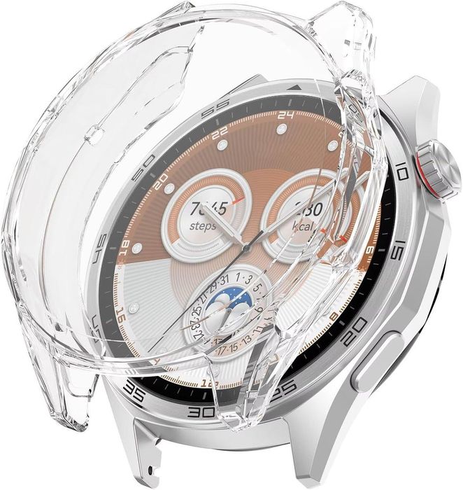 Силиконов кейс 360° градуса за часовник huawei watch gt6 46mm - прозра