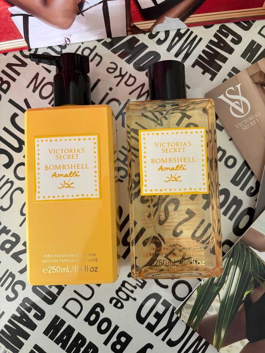 Victoria’s Secret козметика за тяло,Bombshell Amalfi, Vanilla душ гел