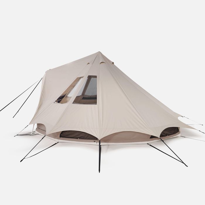 Cort de camping tipi 5 locuri 2 camere, - produs resigilat Decathlon