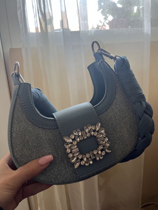 Дънкова мини чанта