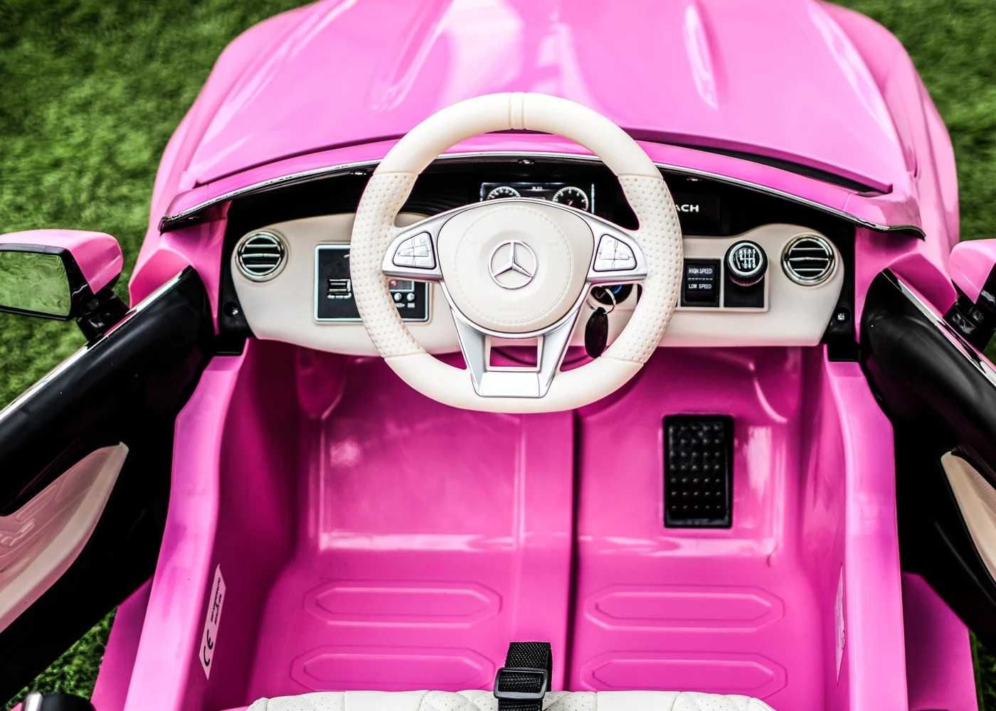 Masinuta electrica copii 1-6 ani Mercedes Maybach S650 R. Moi Roz