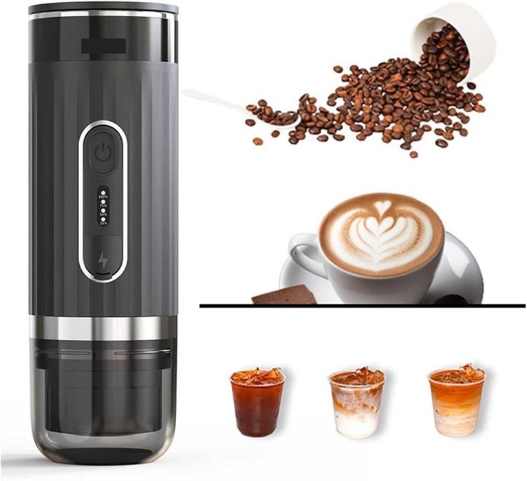 Преносима мини кафе машина 3в1 Nespresso / Dolce Gusto / Мляно кафе